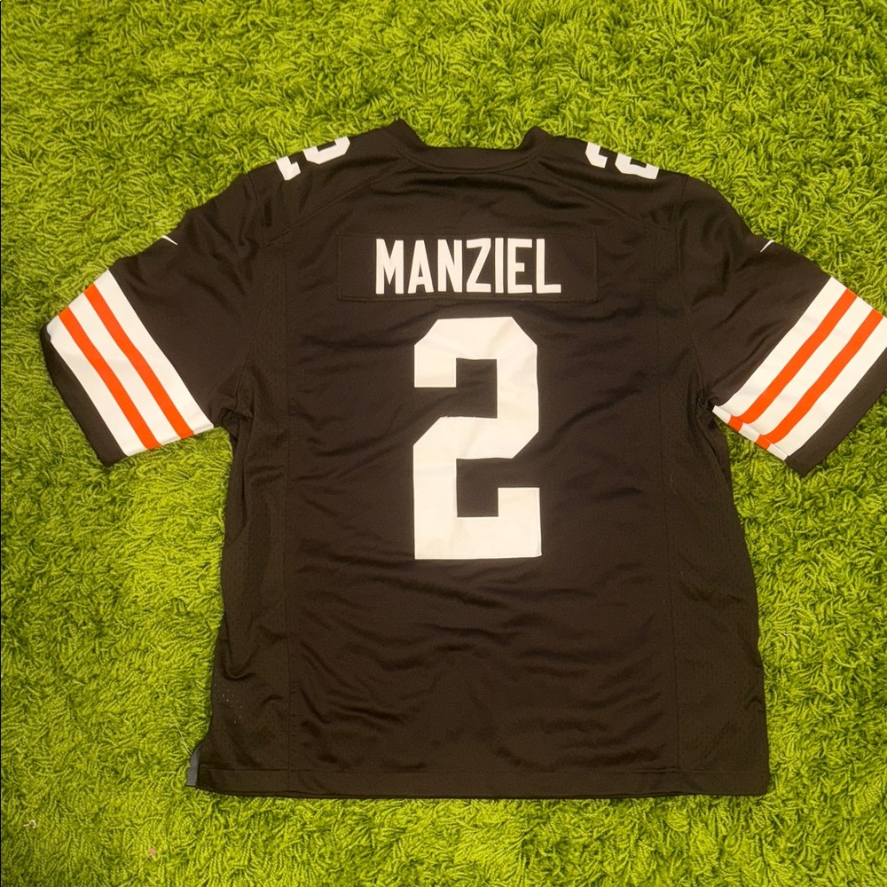 Nike Cleveland Browns home jersey Johnny Manziel